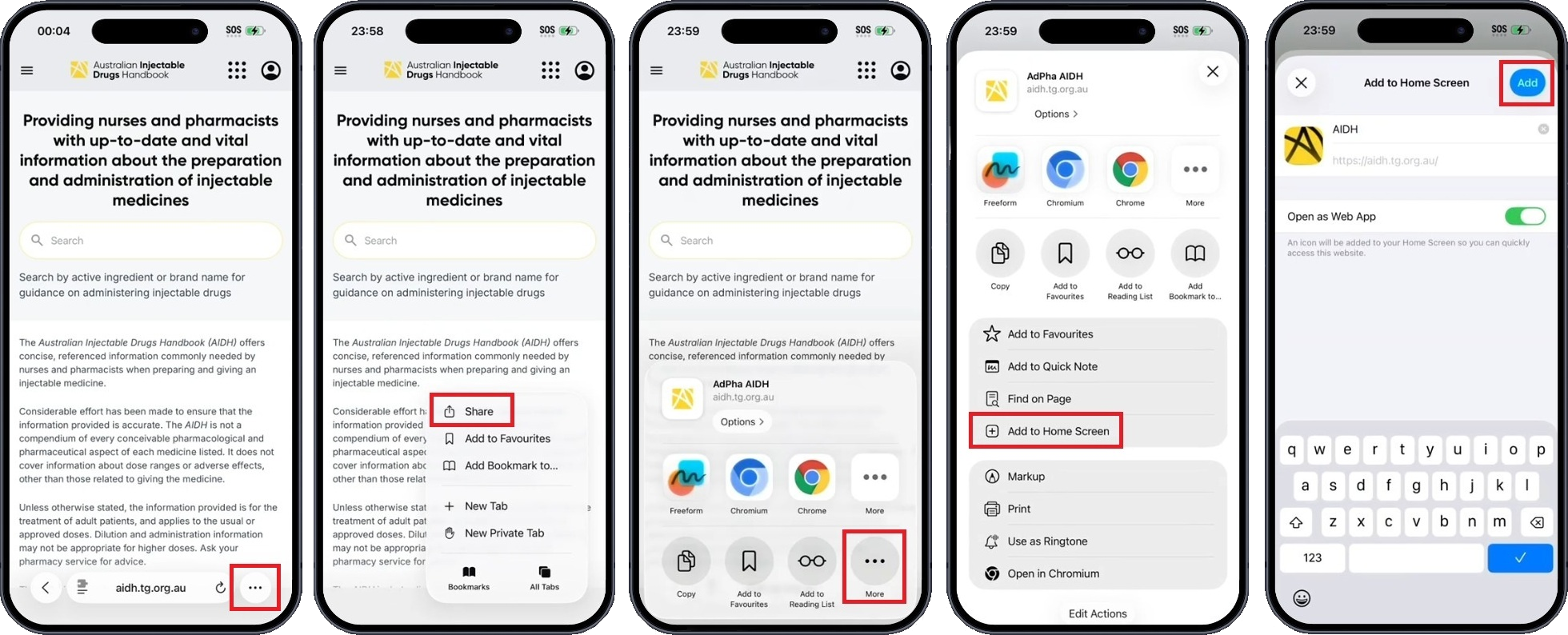 iOS installation instructions