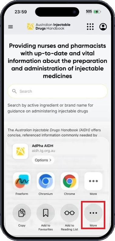  Step 3 installing AIDH mobile app
